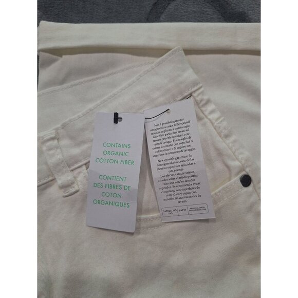 NWT Guess Eco White Denim Bermuda Shorts with Rolled Hem/Size 18*(see pictures a - Picture 5 of 9